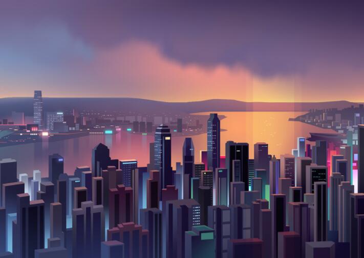 魔方财务系统简约模板