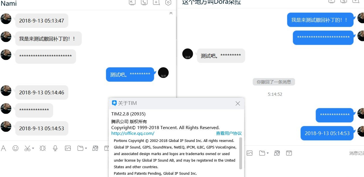 电脑TIM2.2.8防撤回补丁