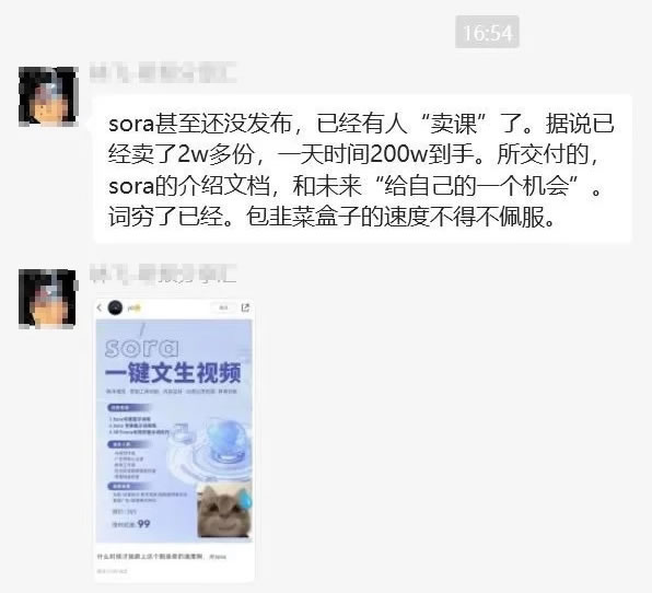 第一批靠Sora赚钱的人已经出现了 人工智能AI ChatGPT 网络培训 微新闻 第1张 第一批靠Sora赚钱的人已经出现了 人工智能AI ChatGPT 网络培训 微新闻 第1张